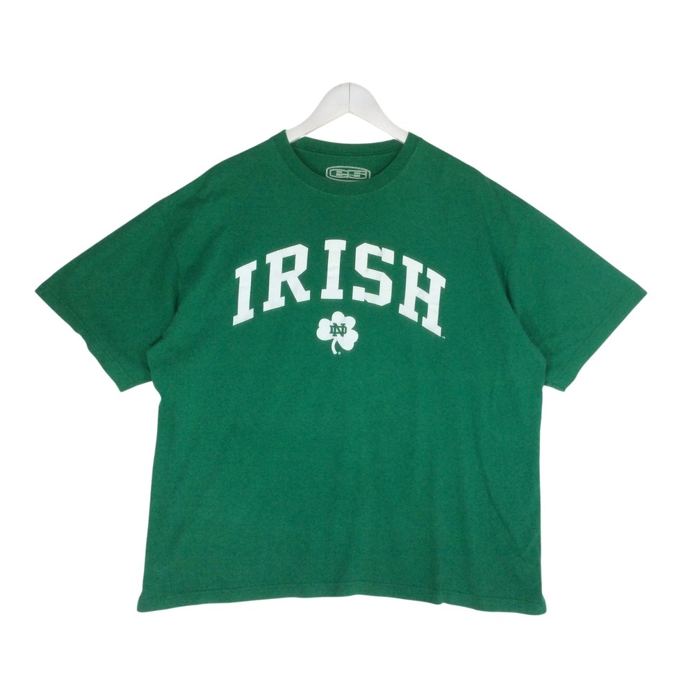Notre Dame Fighting Irish T-Shirt Mens XL Green Short Sleeve Cotton G3 NCAA